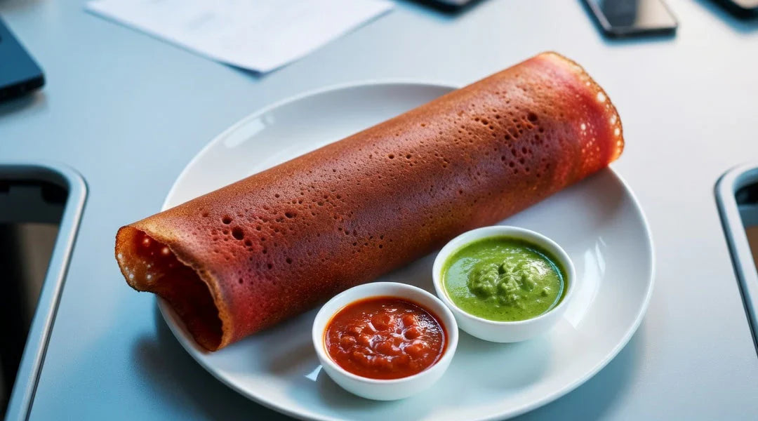 The Office Ready Power Breakfast - 3 Ways to Style Your Vaidyam Ragi Dosa